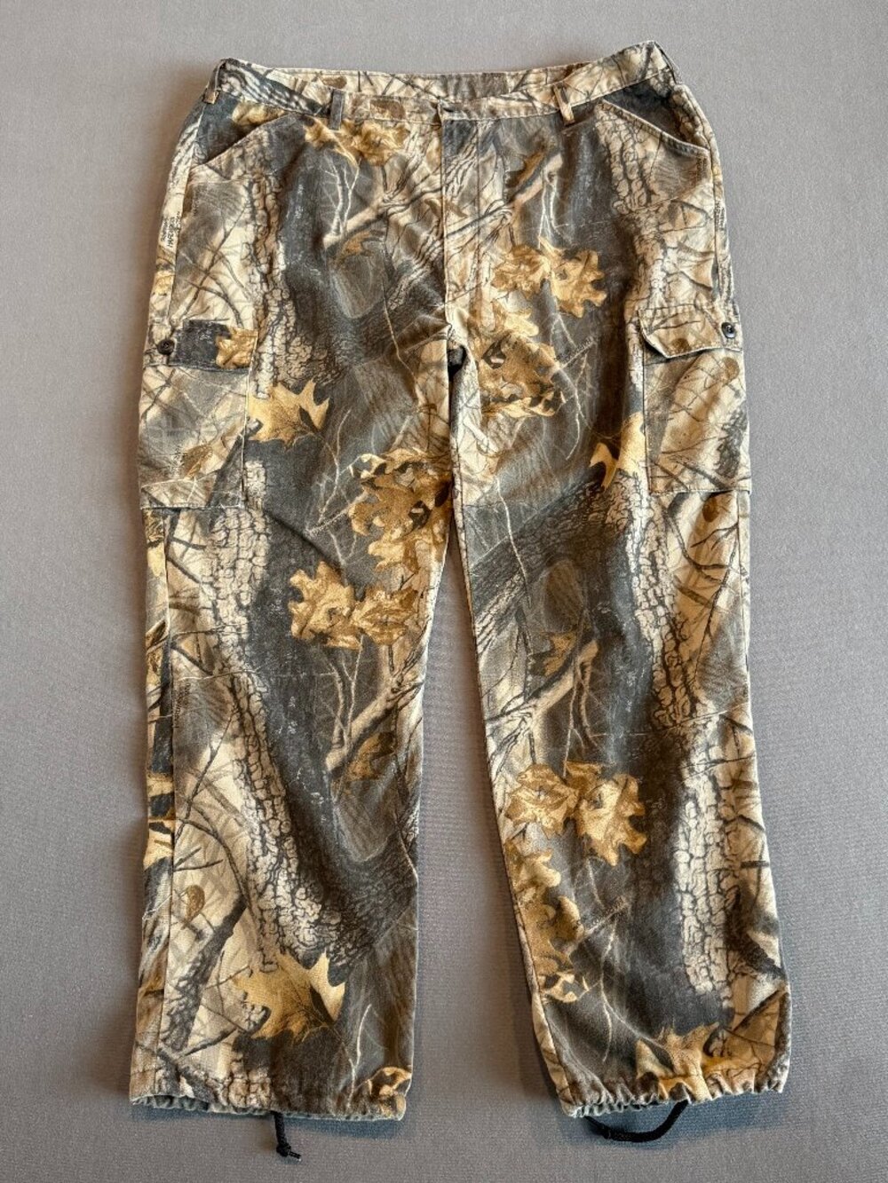 Liberty Realtree Hardwoods Camo Cargo Hunting Pants Adjustable Waist